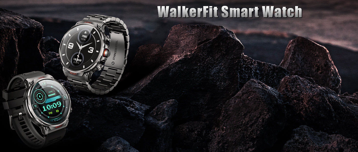 WalkerFit Smart Watch M6 MAX for Men, 1.85''Ultra-HD Display 710 MAH